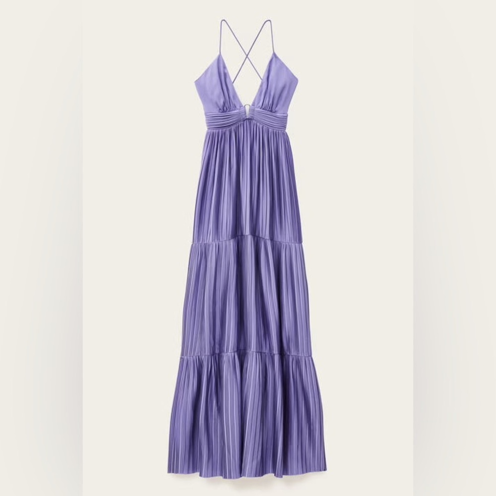 ba&sh Wasta Long Dress in Lavender